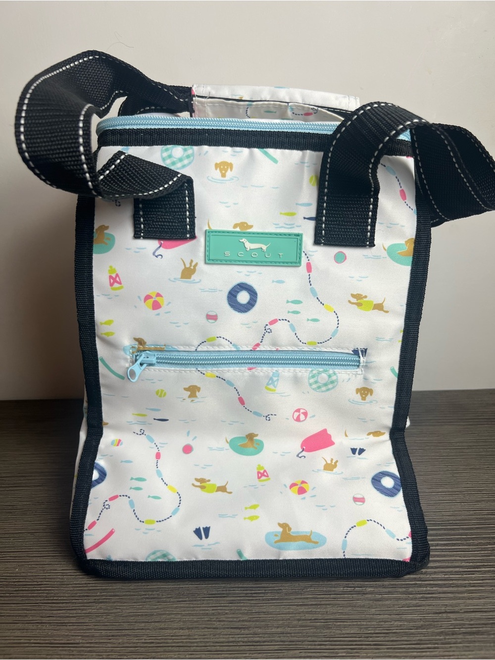 Scout Pleasure Chest Cooler Swimming Dachshund print Splash Dance